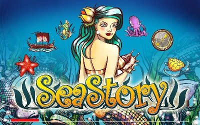 Заставка игры Sea Story для игровых автоматов. Разработка игр